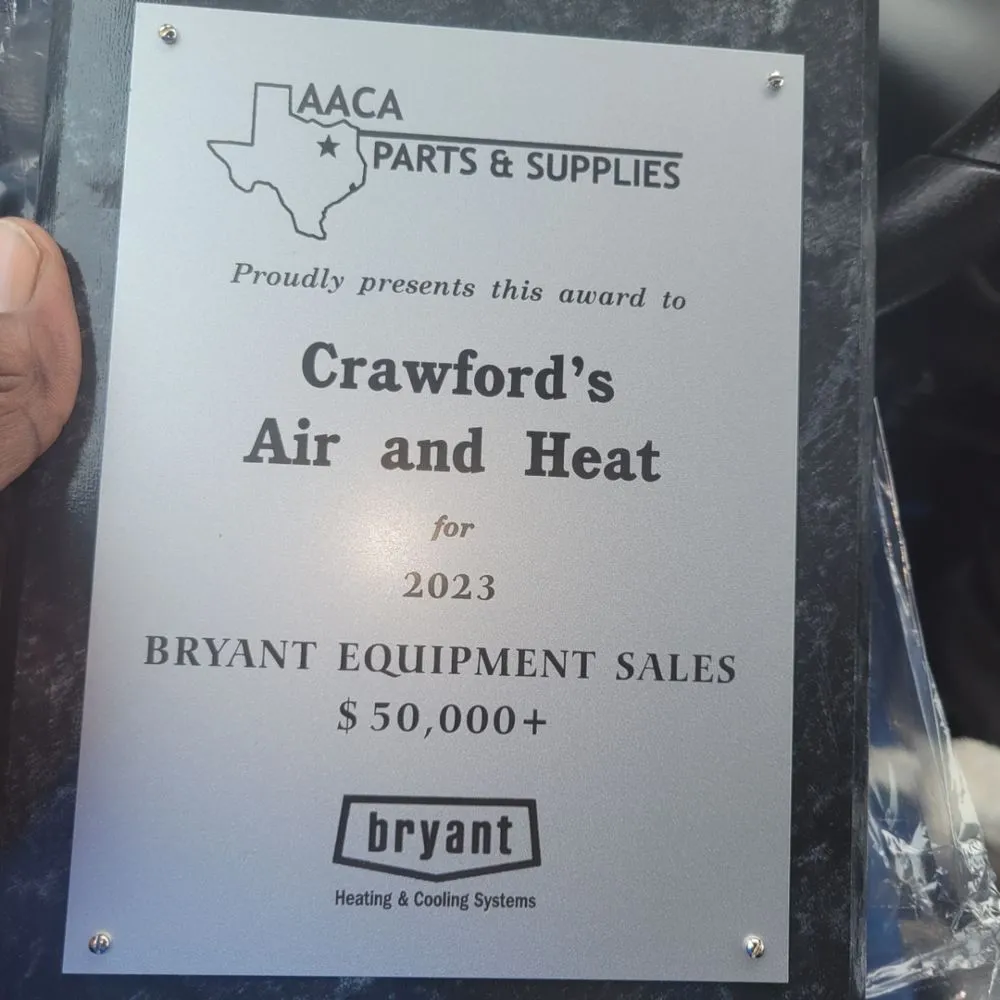 Slide of Crawfords AC & Heat