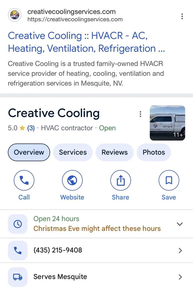 Slide of Creative Cooling