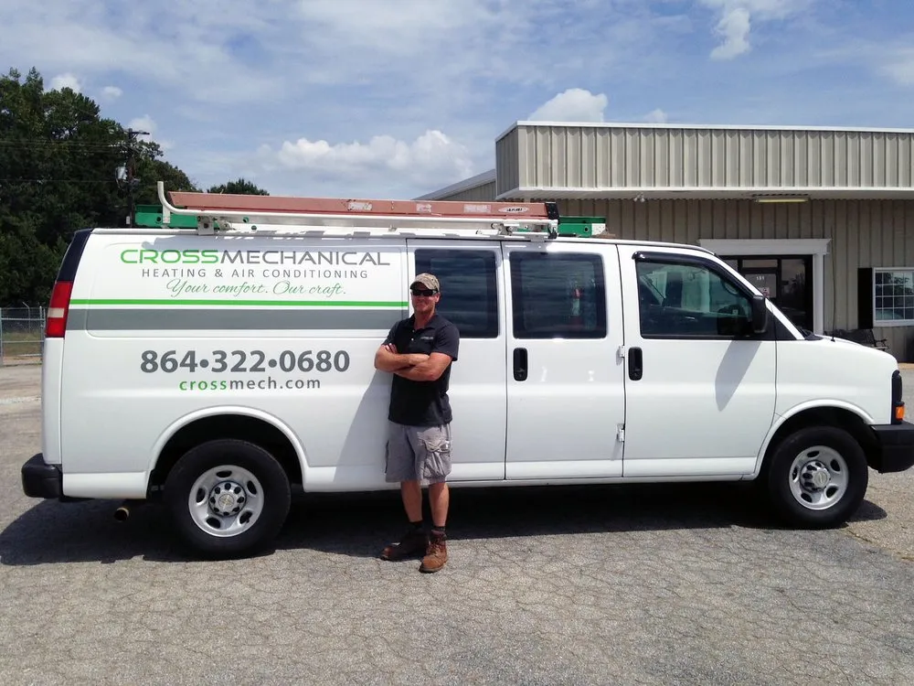 Slide of Cross Mechanical Heating & Air