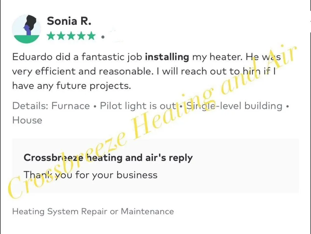 Slide of Crossbreeze Heating & Air