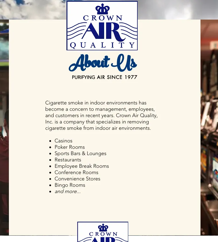 Slide of Crown Air Quality