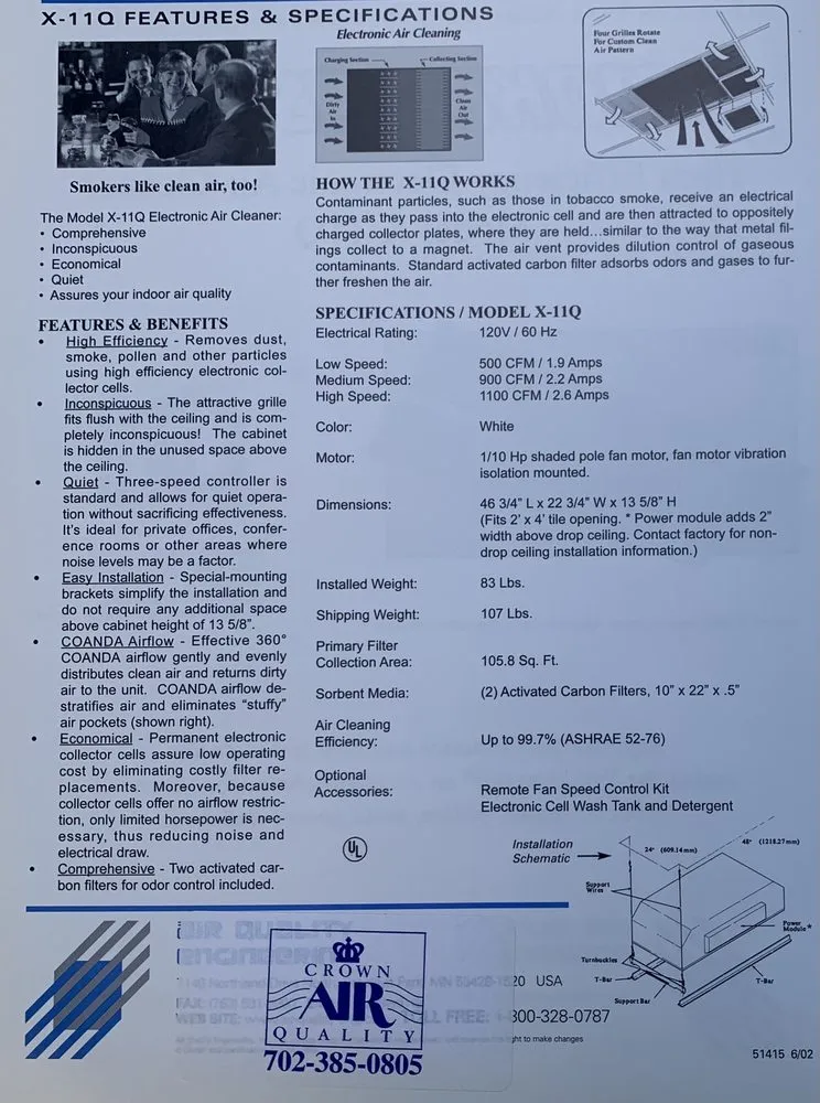Slide of Crown Air Quality