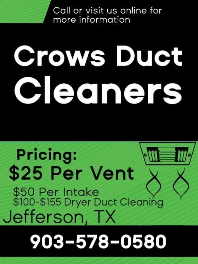 Slide of Crows Duct Cleaners