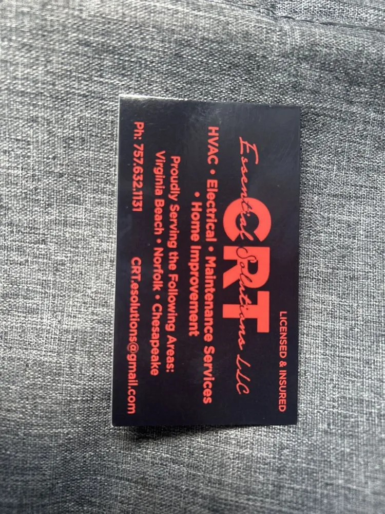 Slide of CRT Essential Solutions