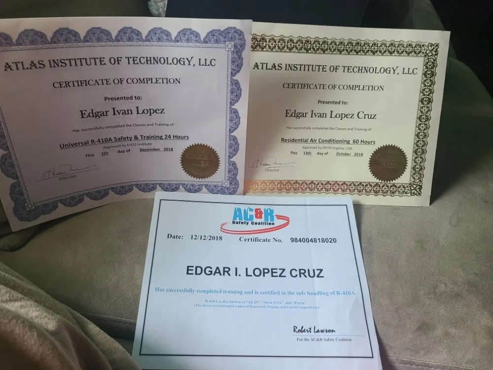 Slide of Cruz Heating and Cooling