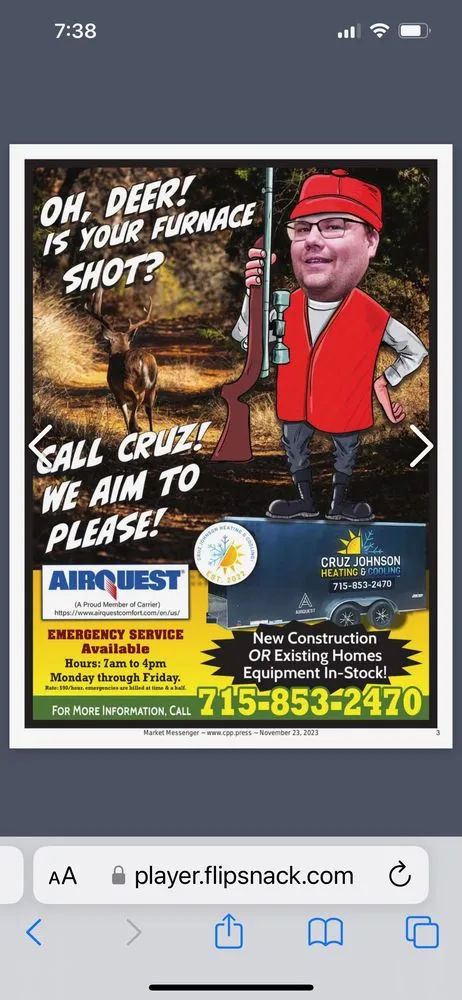 Slide of Cruz Johnson Heating And Cooling