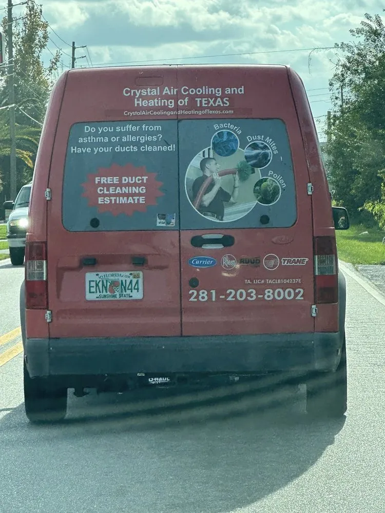 Slide of Crystal Air cooling and heating of Texas