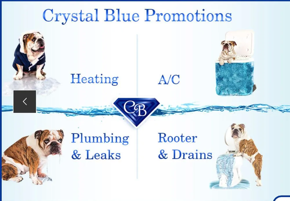 Slide of Crystal Blue Plumbing, Heating & Air