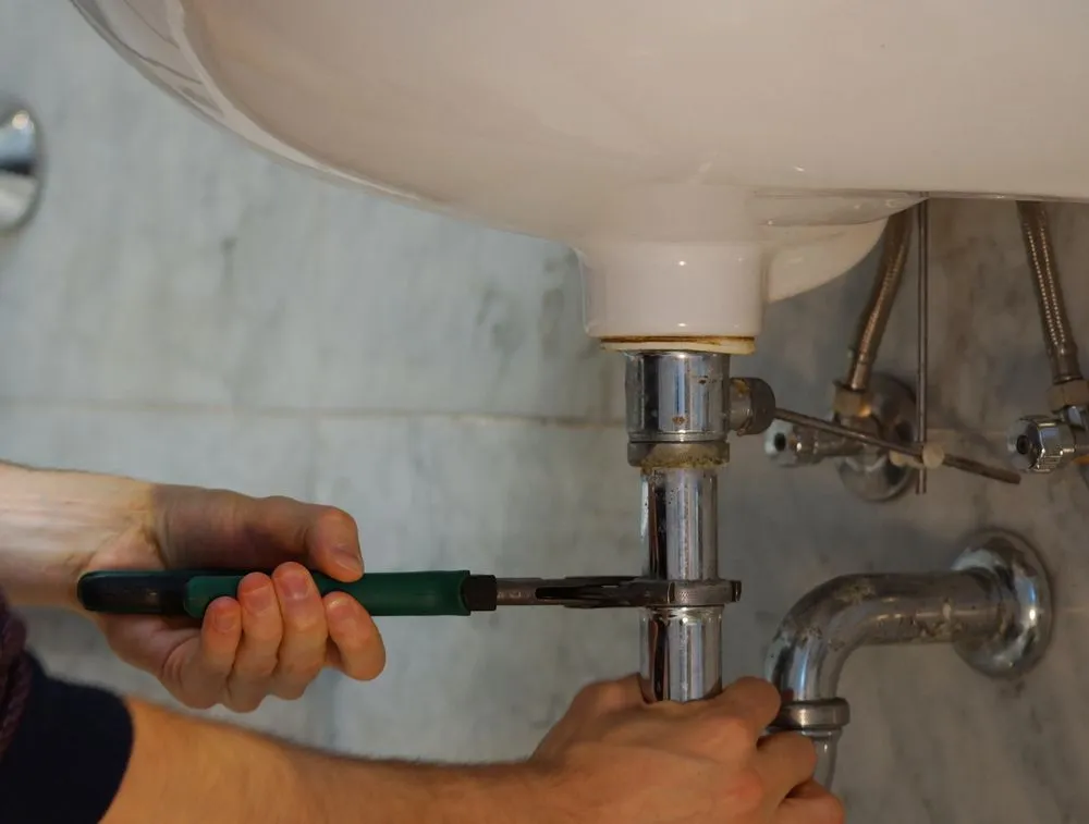 Slide of Crystal Heating Water Plumbing