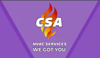 Slide of CSA HVAC Services