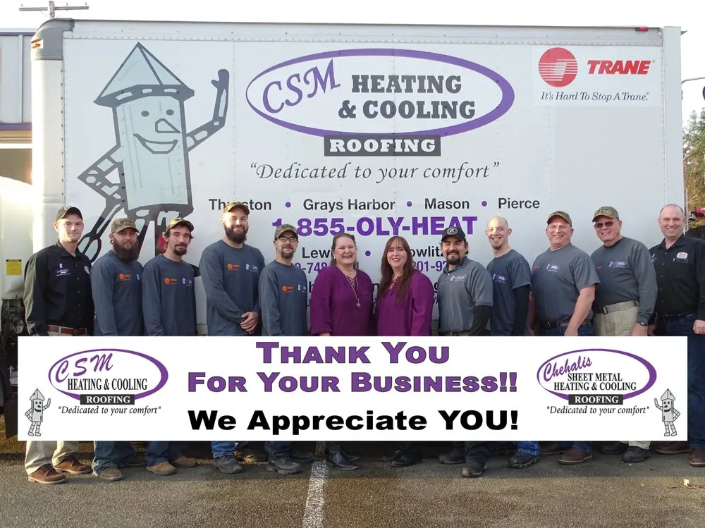 Slide of CSM Heating Cooling Roofing & Solar