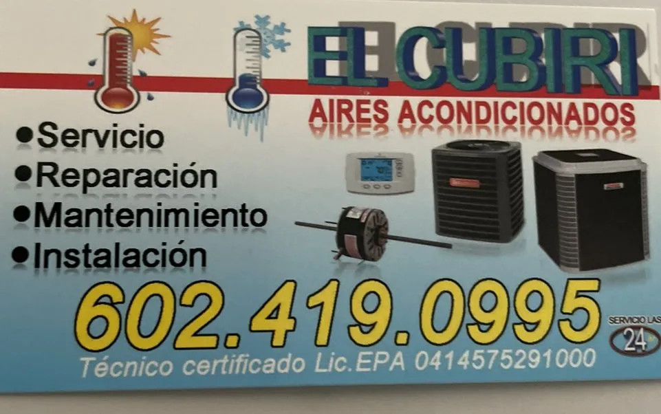 Slide of Cubiri AIR Conditioning