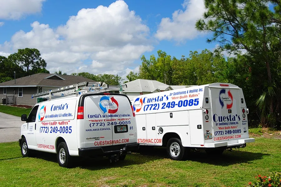 Top-rated HVAC repair near you in Port St Lucie, FL by Cuesta's Air Conditioning & Heating
