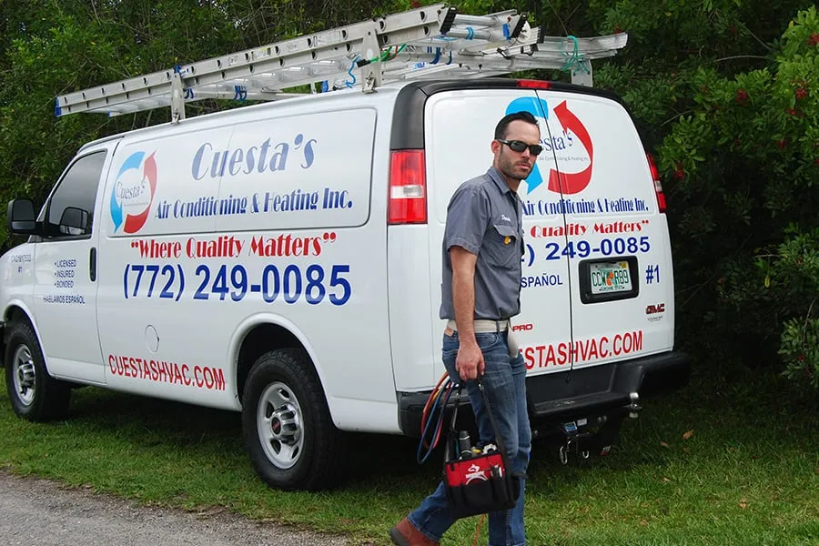 Reliable air conditioning service near you across Port St Lucie, FL - Cuesta's Air Conditioning & Heating