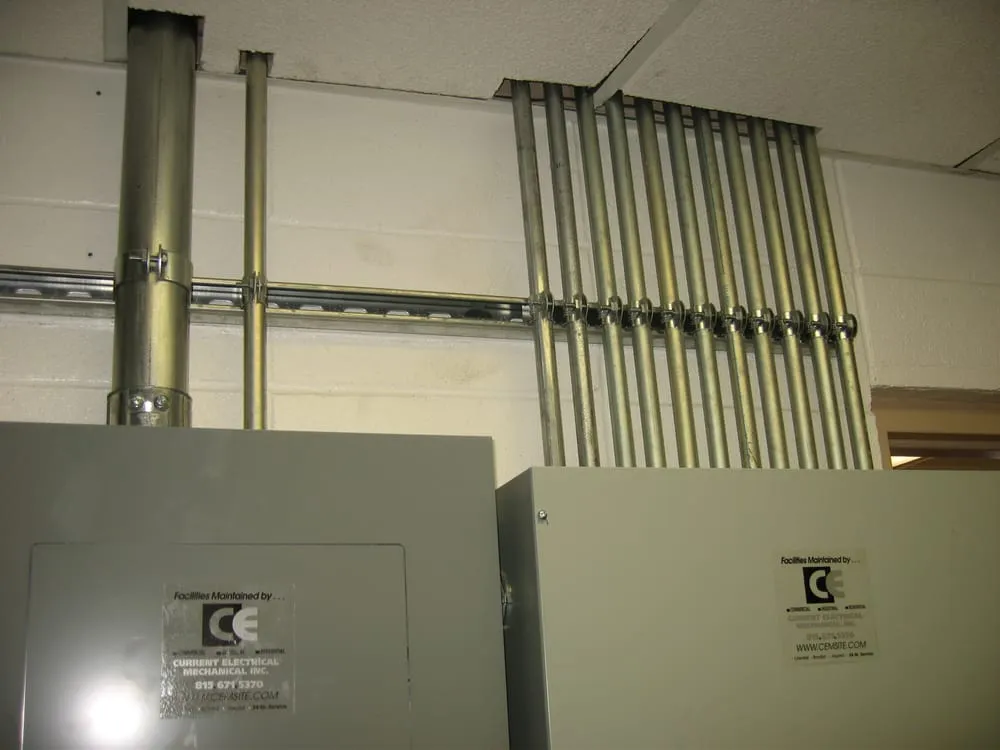 Slide of Current Electrical Mechanical