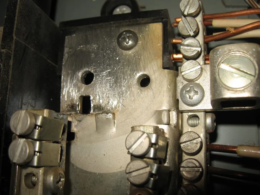 Slide of Current Electrical Mechanical