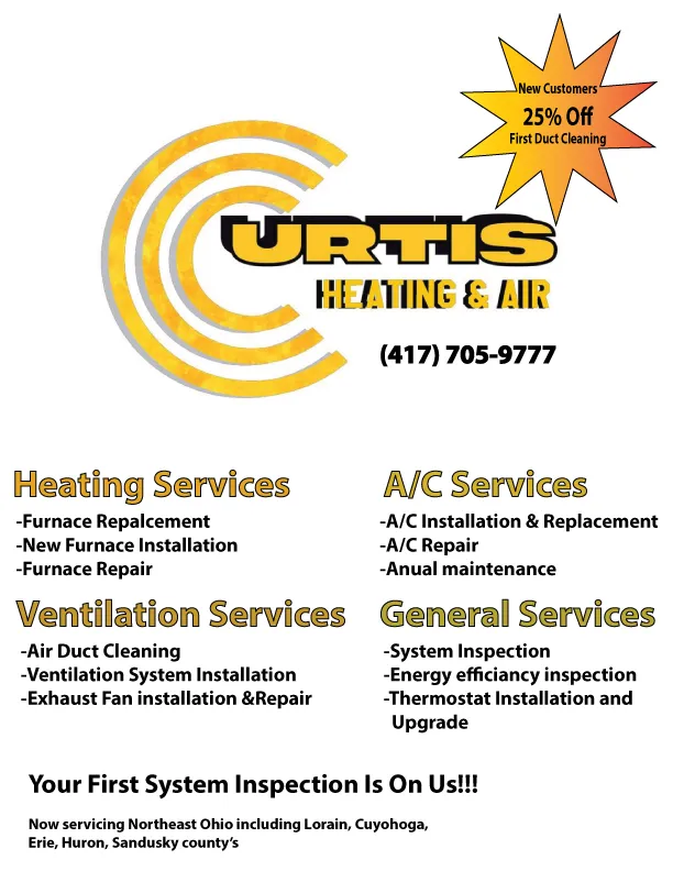 Slide of Curtis Heating & Air Services