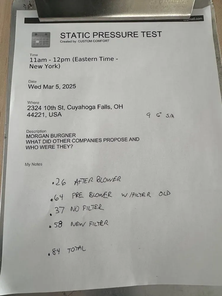 Slide of Custom Comfort Heating & Air Conditioning