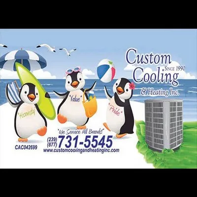 Custom Cooling & Heating Logo