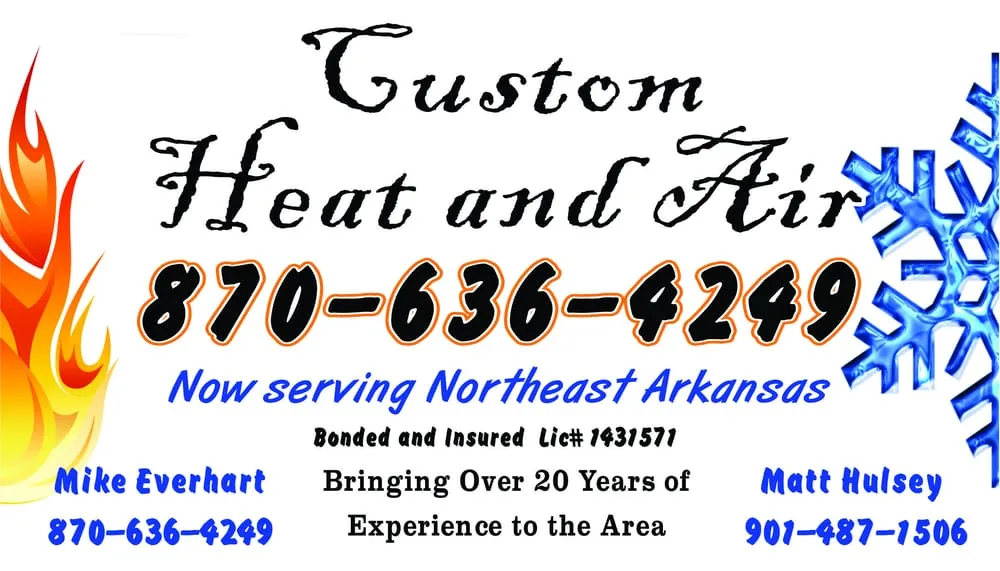 Professional furnace service in Tyronza, AR - Custom Heat and Air
