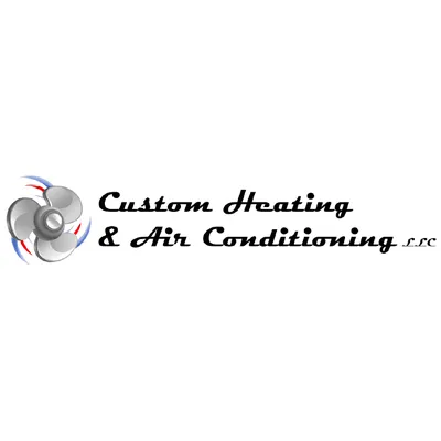 Custom Heating and Air Conditioning Logo