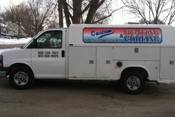 Custom Heating and Cooling Logo