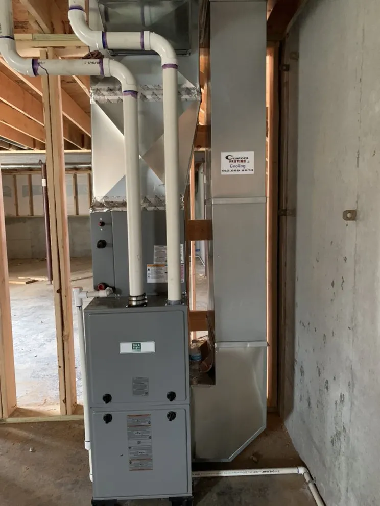 Slide of Custom Heating and Cooling