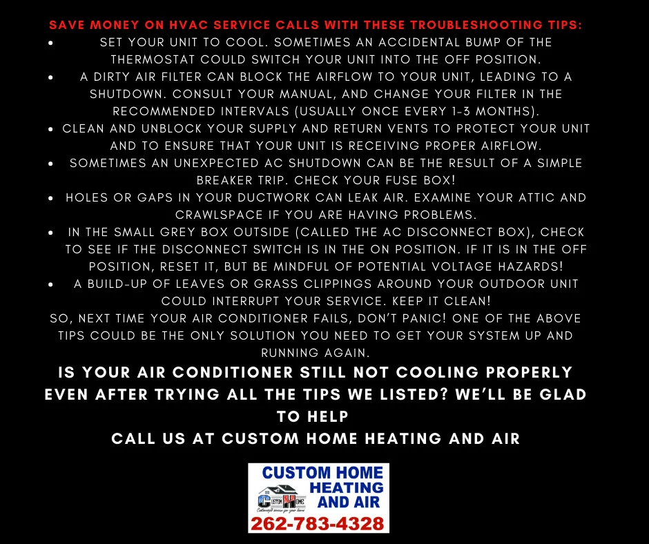 Slide of Custom Home Heating and Air