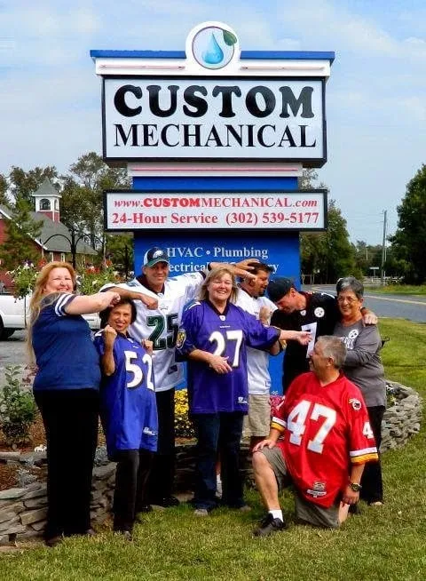 Expert heating and cooling service for fast service across Frankford, DE - Custom Mechanical