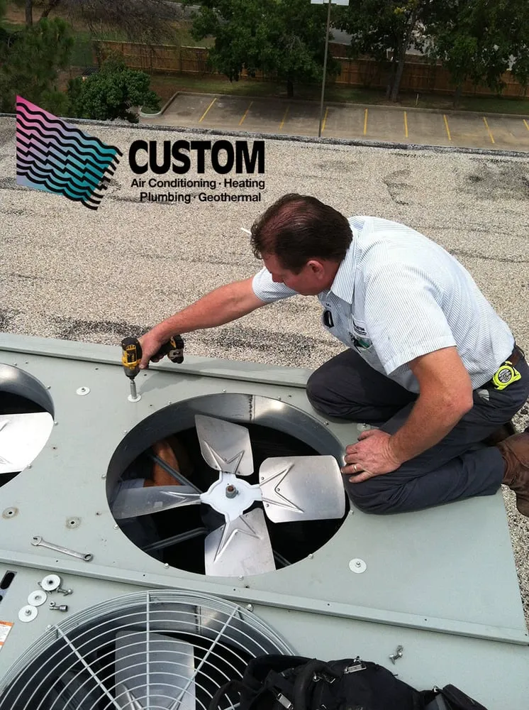 Slide of Custom Services Tulsa Heating Air and Plumbing