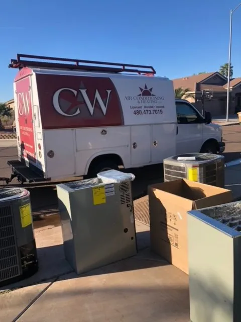 Slide of CW Air Conditioning & Heating