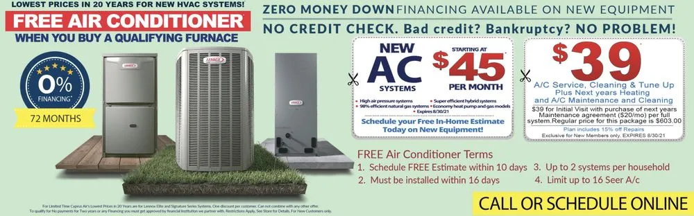 Slide of Cyprus Heating and Air