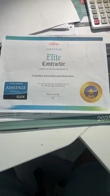 Czanelle’s Airconditioning & Refrigeration Logo