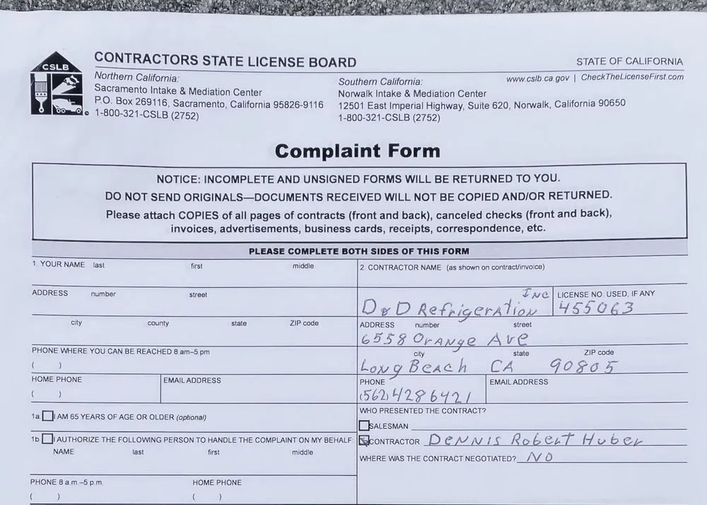 Slide of D & D Refrigeration