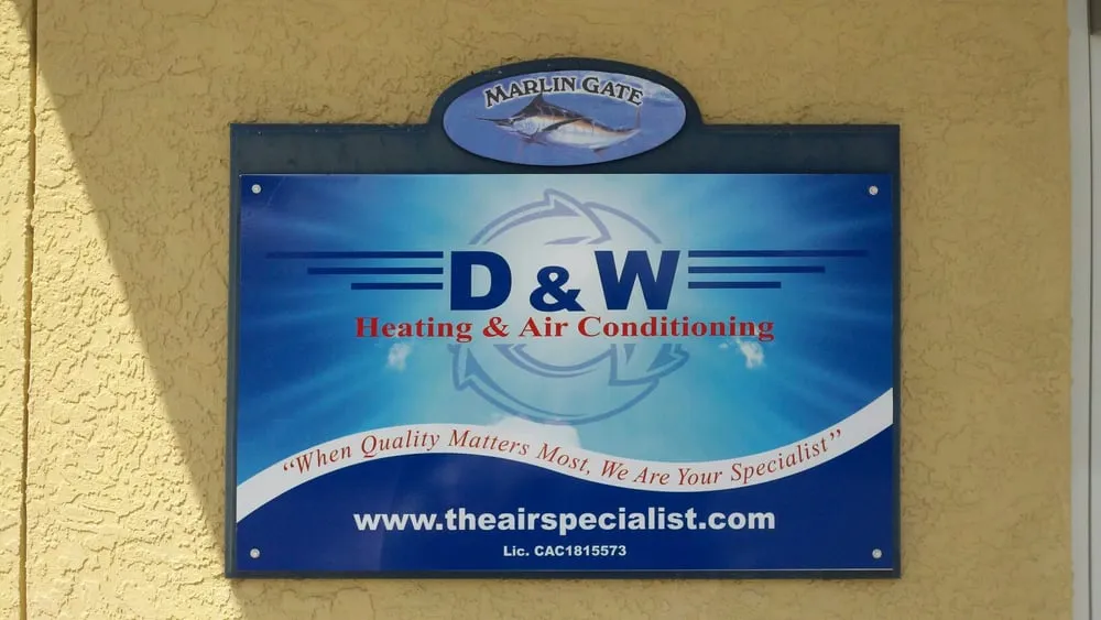 Slide of D & W Heating & Air Conditioning