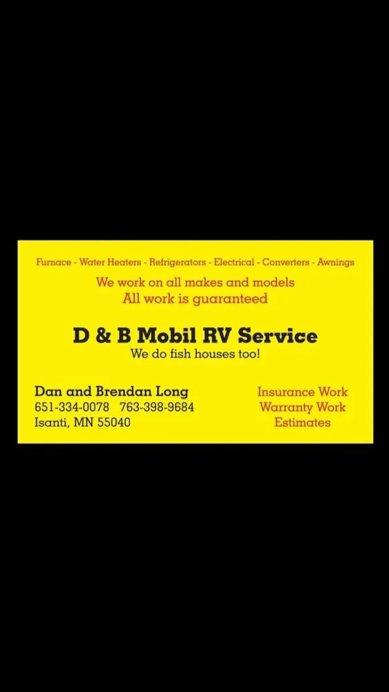 Slide of D and B Mobile RV Service