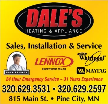 Slide of Dale's Heating & Appliance