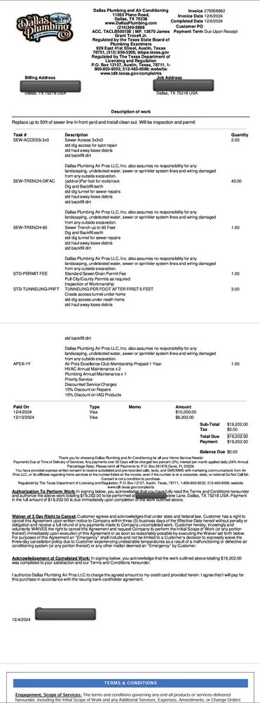 Slide of Dallas Plumbing & Air Conditioning