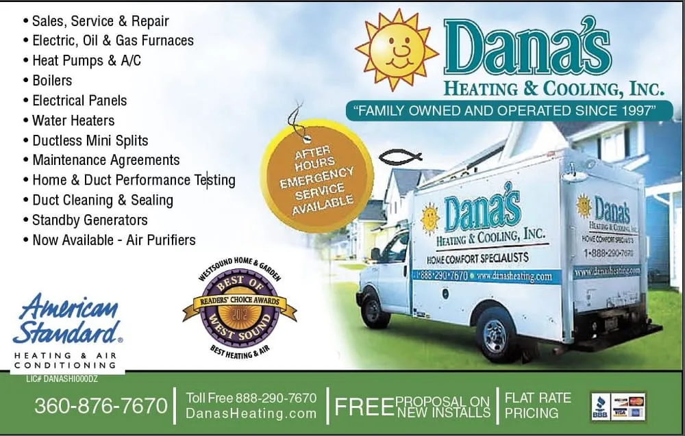 Slide of Dana's Heating & Cooling