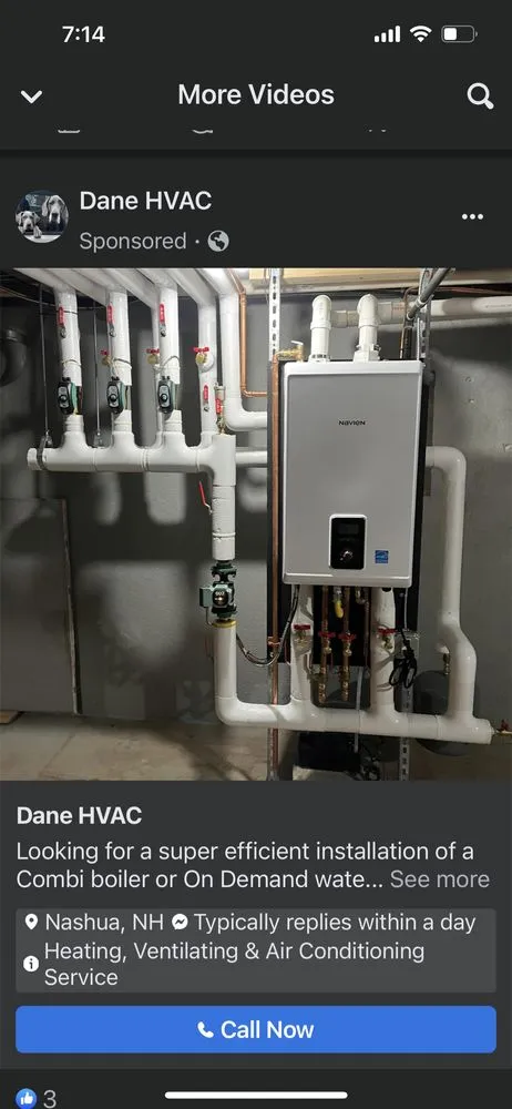 Slide of Dane Heating & Cooling