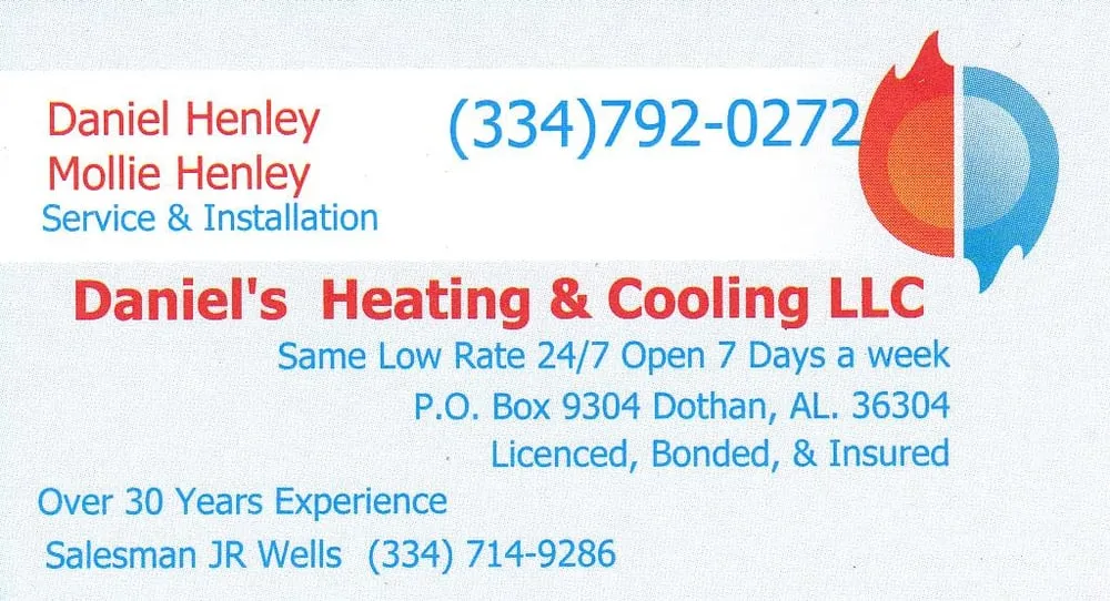Slide of Daniel's Heating & Cooling