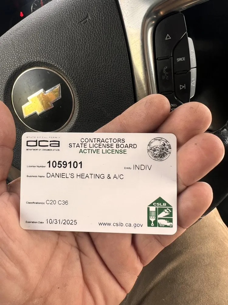 Slide of Daniel's Heating and A/C