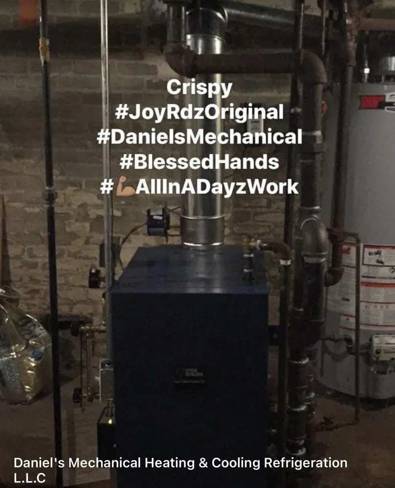 Slide of Daniel's Mechanical Heating & Cooling Refrigeration