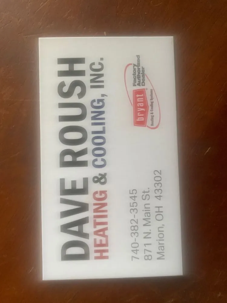 Slide of Dave Roush Heating & Cooling