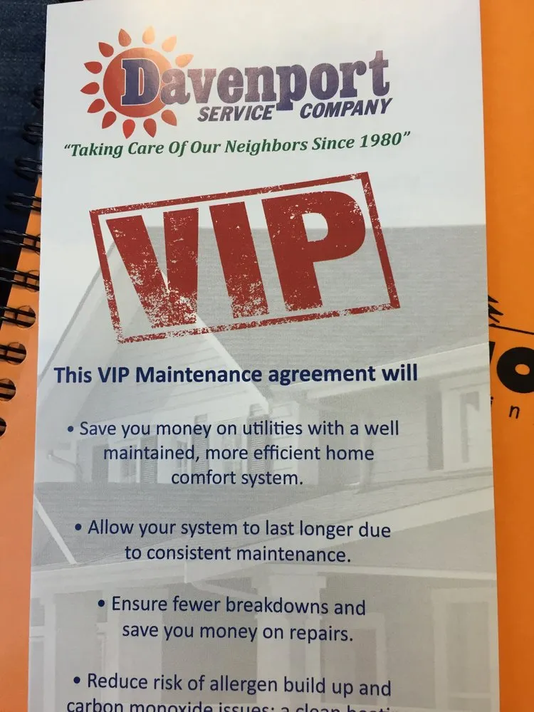 Slide of Davenport Service