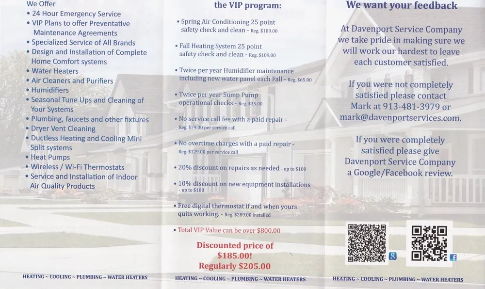 Slide of Davenport Service