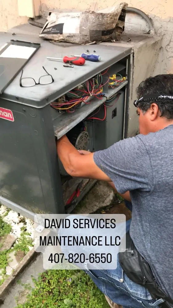 Slide of David Services Maintenance