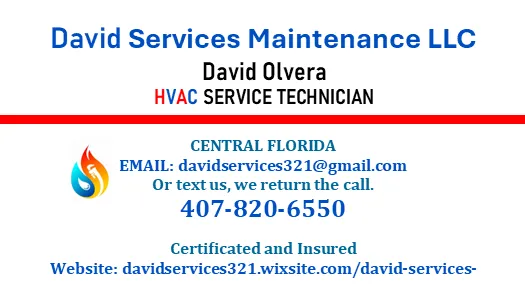 Slide of David Services Maintenance