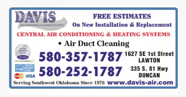 Slide of Davis Air Conditioning
