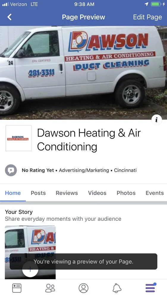 Slide of Dawson Heating & Air Conditioning
